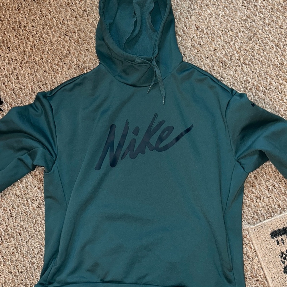 Teal Nike training hoodie